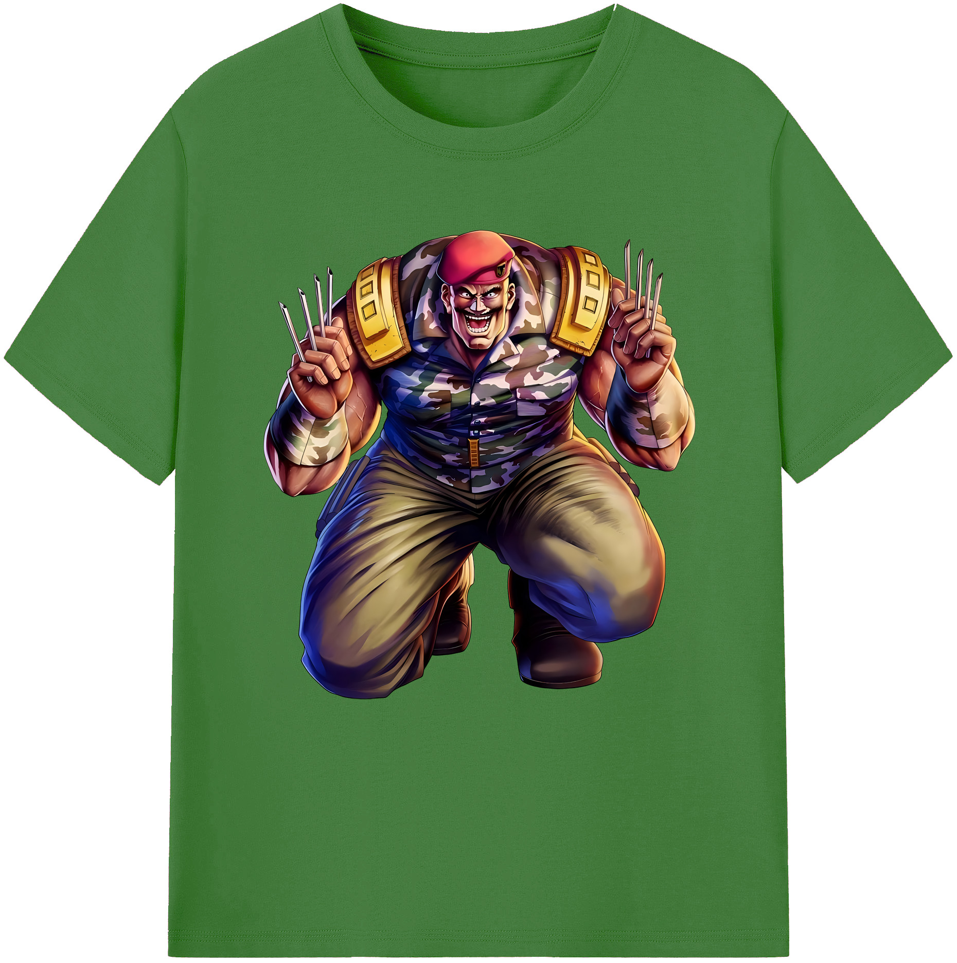 （画像用） 北斗の拳 Fist of the North Star レディースカジュアルプリントTシャツ（綿100％）